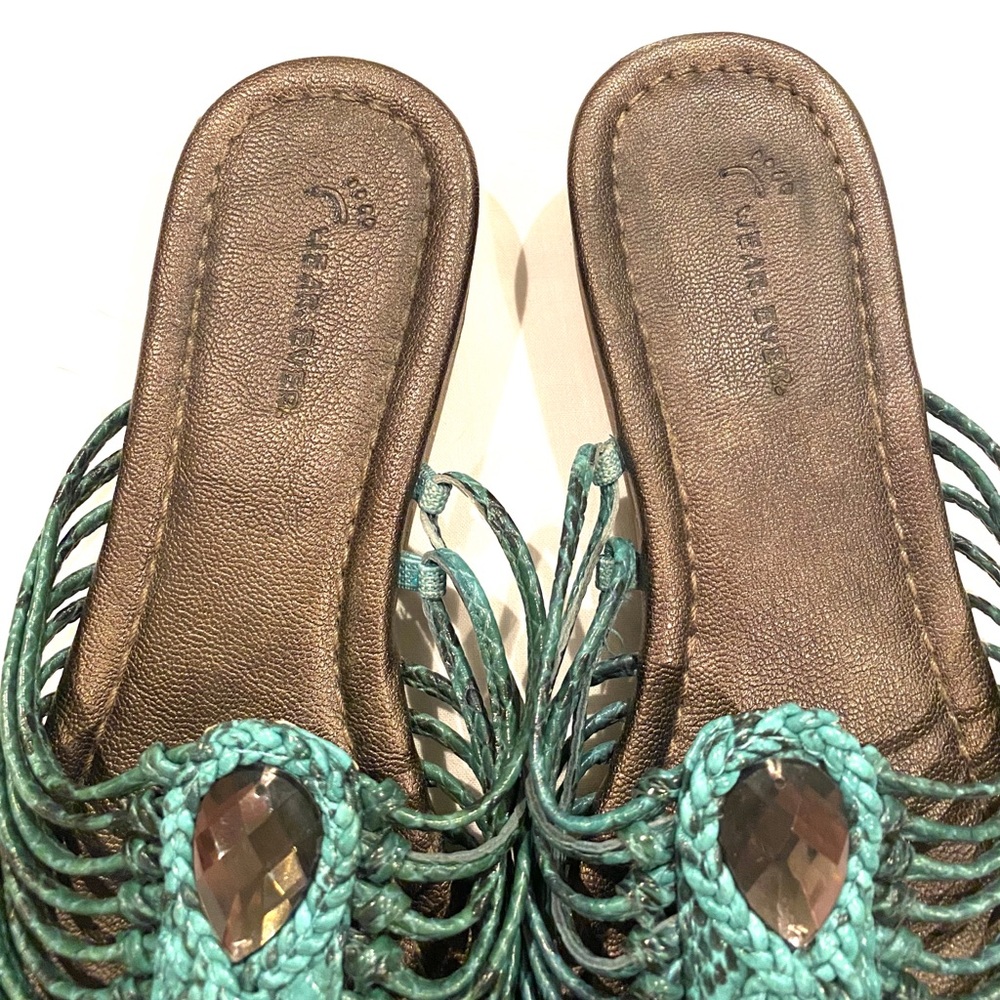 Turquoise sandals - Picture 7 of 15